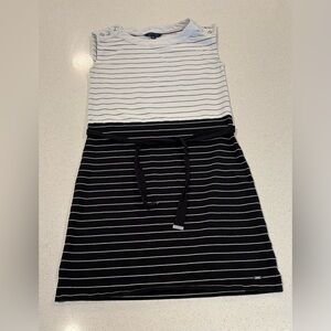 Tommy Hilfiger White and Black Striped Dress, size XS